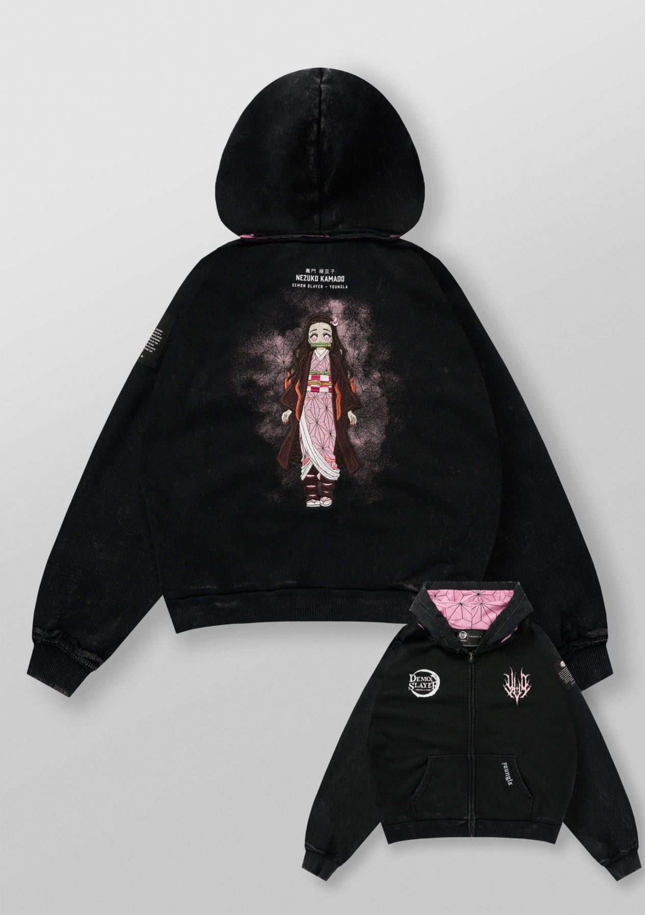 Demon slayer Nezuko hoodie - Black