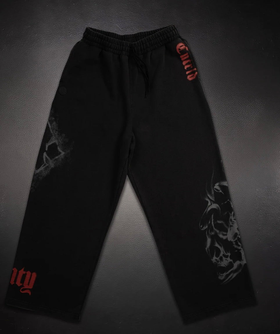 Blood  Wide Leg Sweats