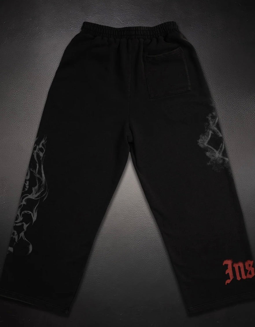 Blood  Wide Leg Sweats