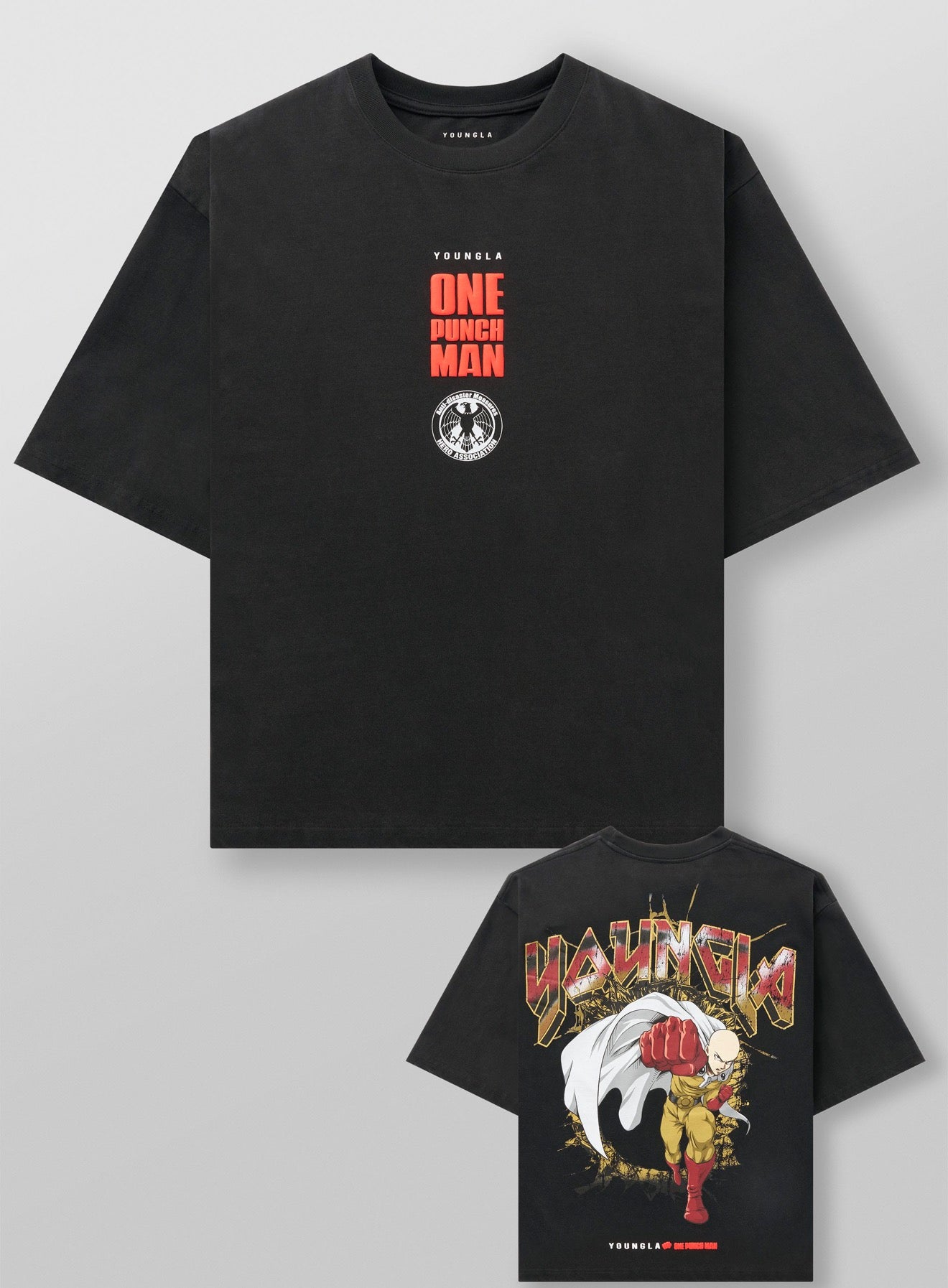 One punch man tee - Black