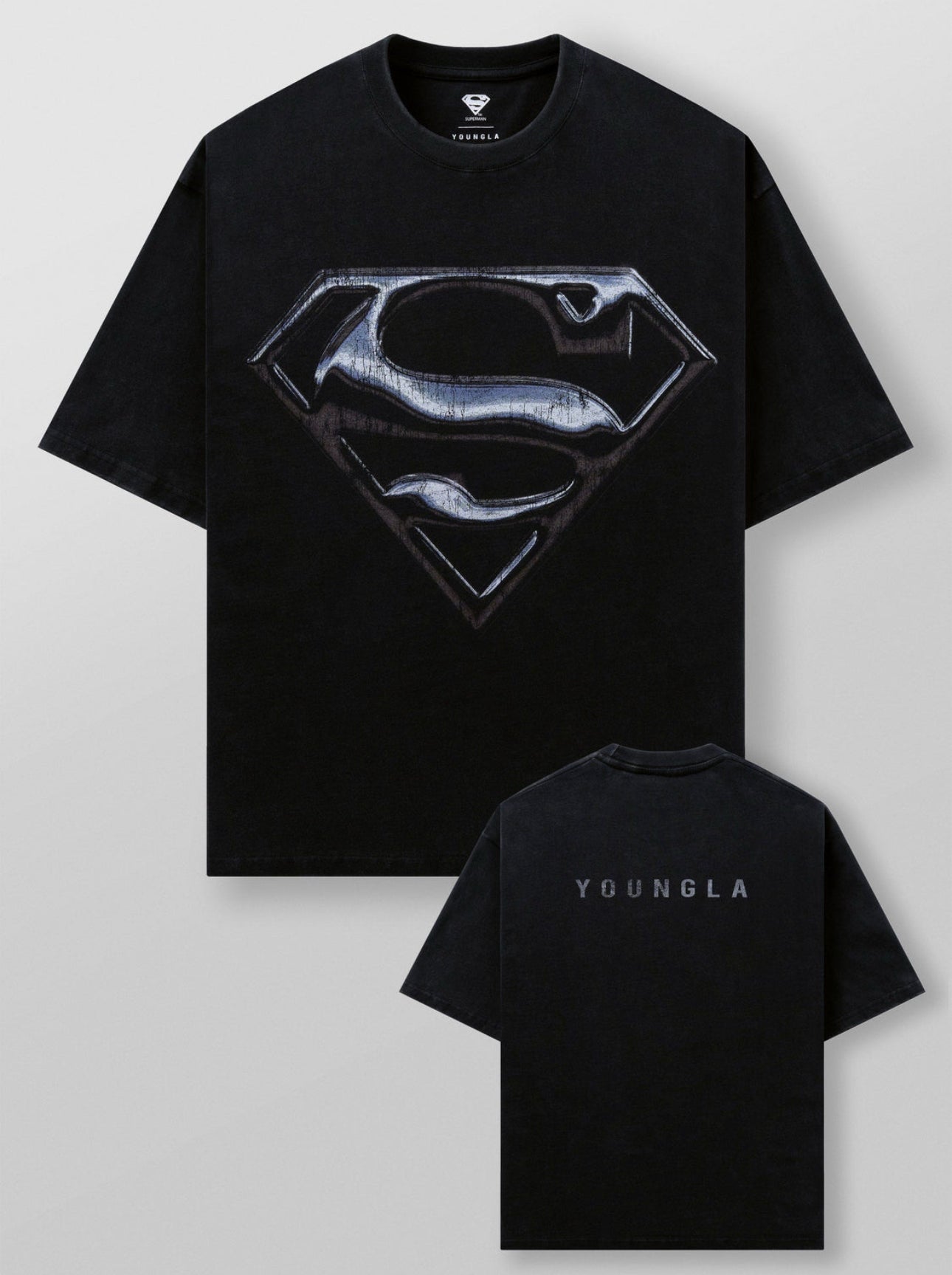 Superman Grapgic Tee Logo - Chromo