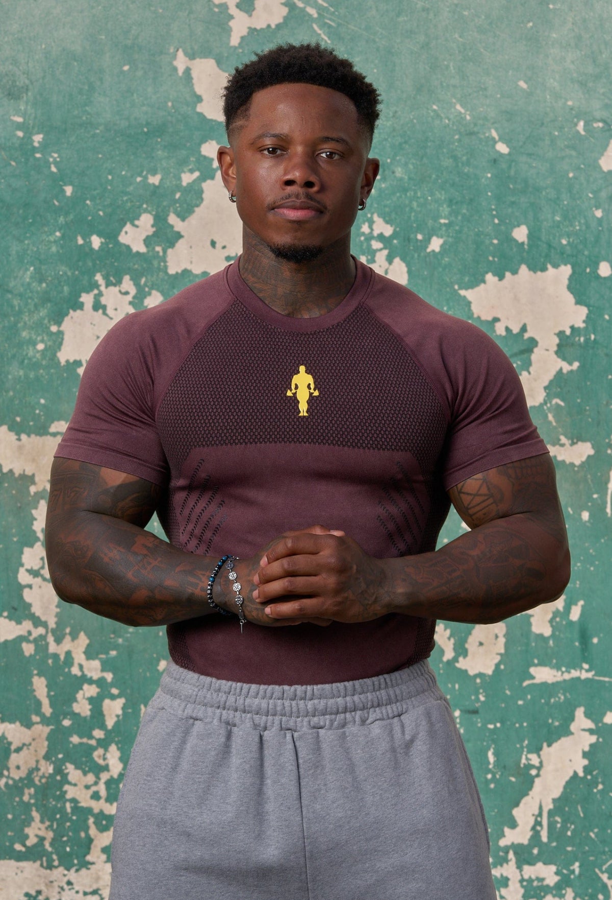 Gold’s Iron legacy Compression Tee - Bungury