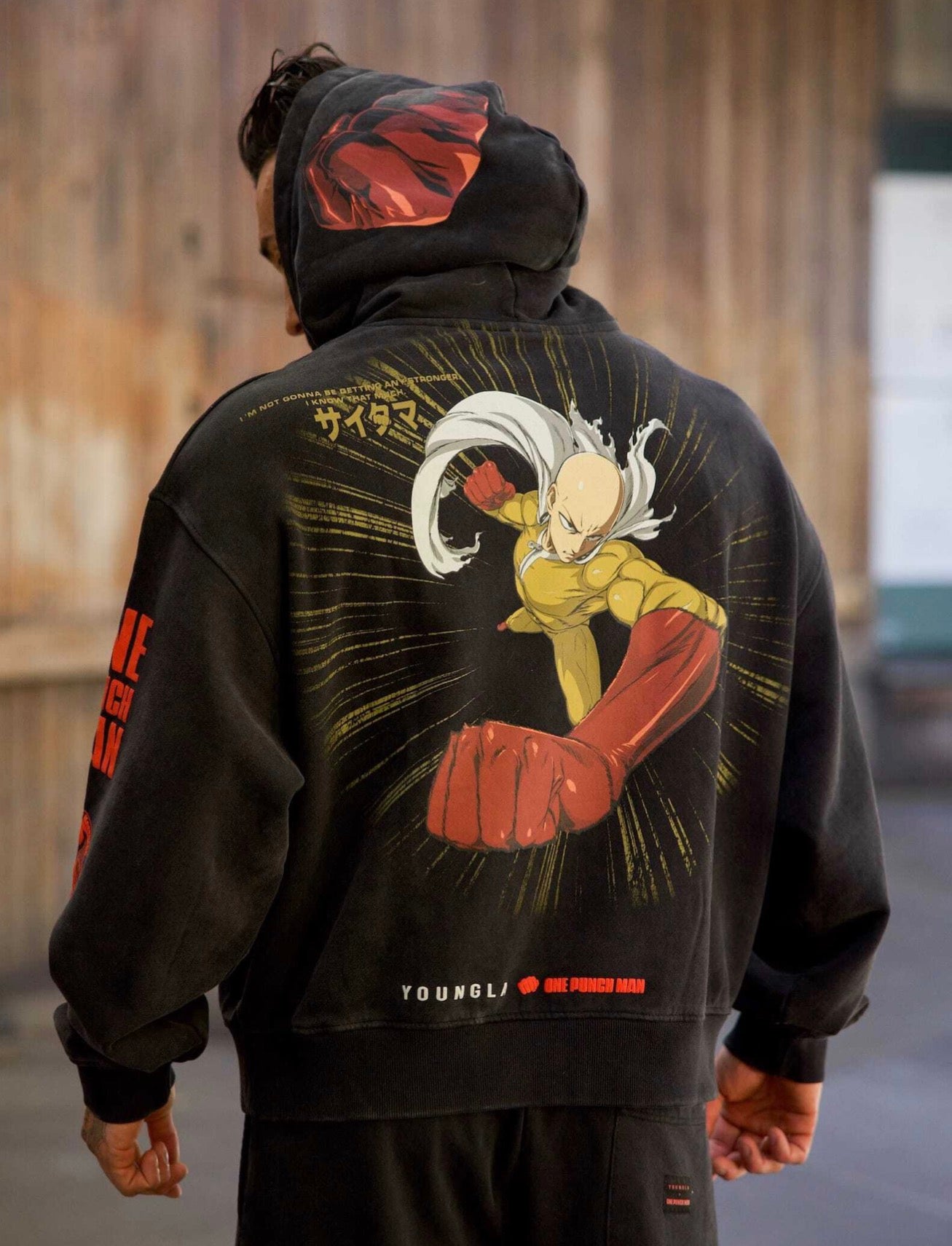 One Punch Man hoodie - Black