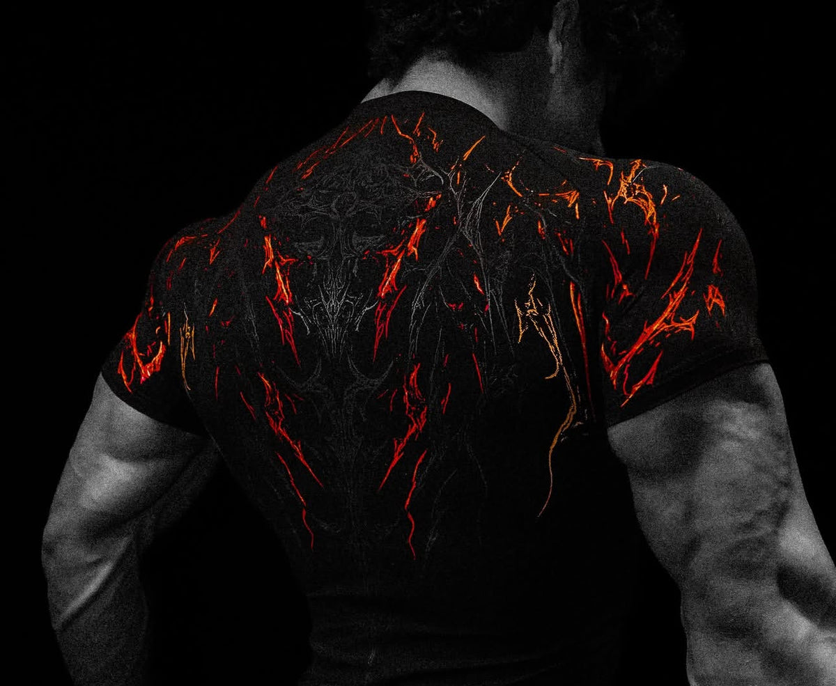 Breathedivinity compresión t-shirt Inferno