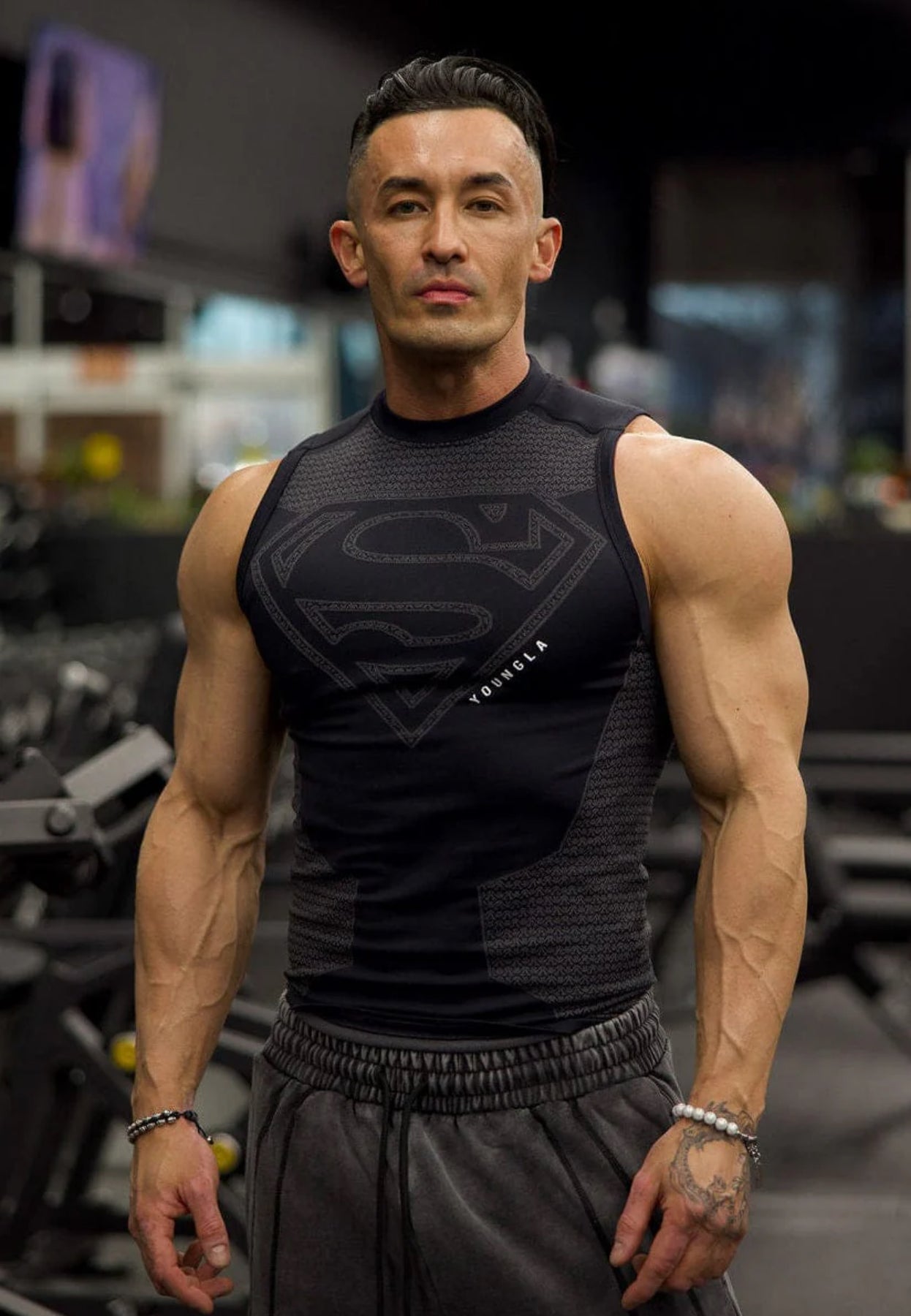 Superman compression tank - Black