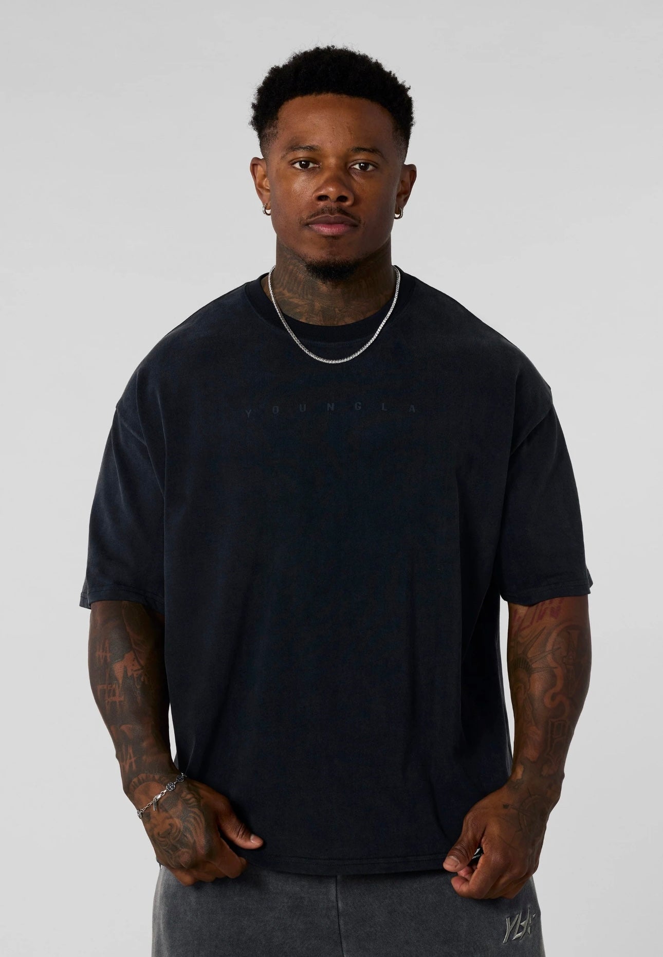 Summer Peached Tee - Black