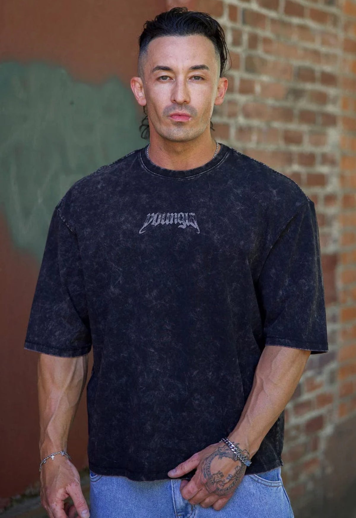 Galaxy Tee - Black wash