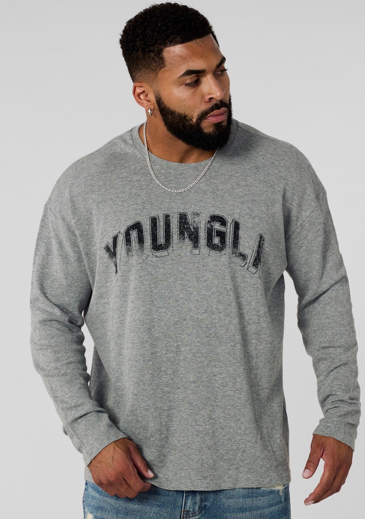 Thin Thermal Longsleeves - Grey