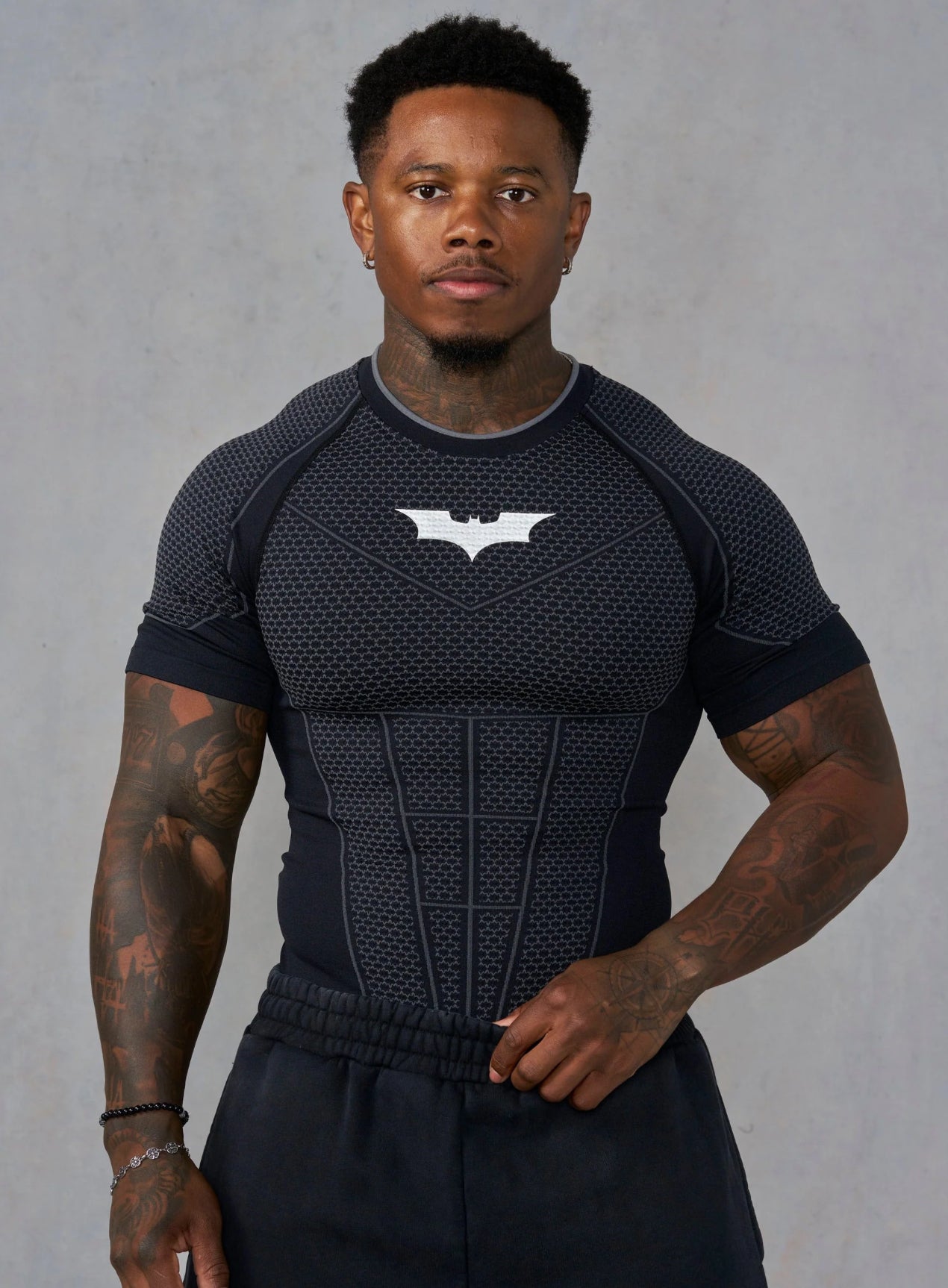 Batman Compresión Tee - Black