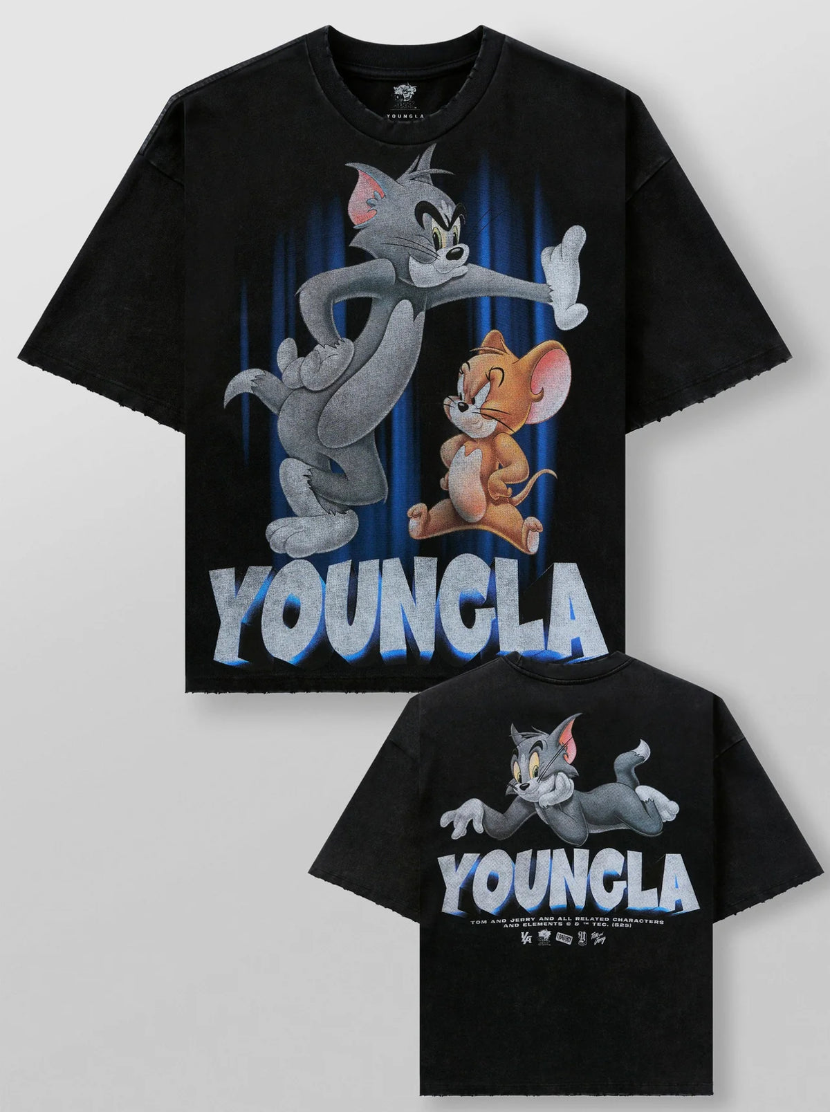 Monochrome Tom and Jerry - Black