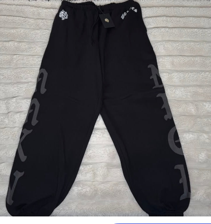 Stone code lighweight lounger sweat pants - Black