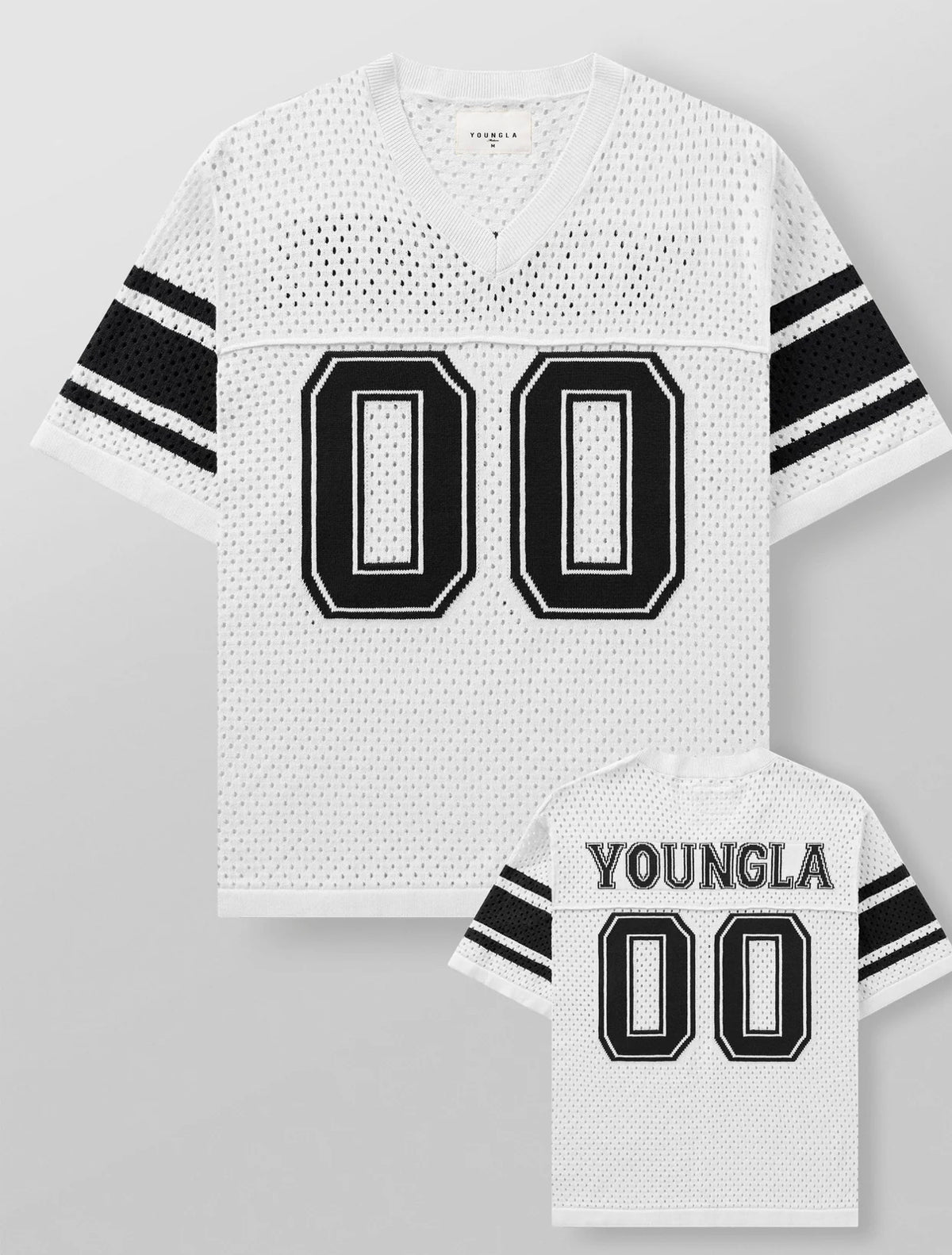 Varsity Knit Jersey - White