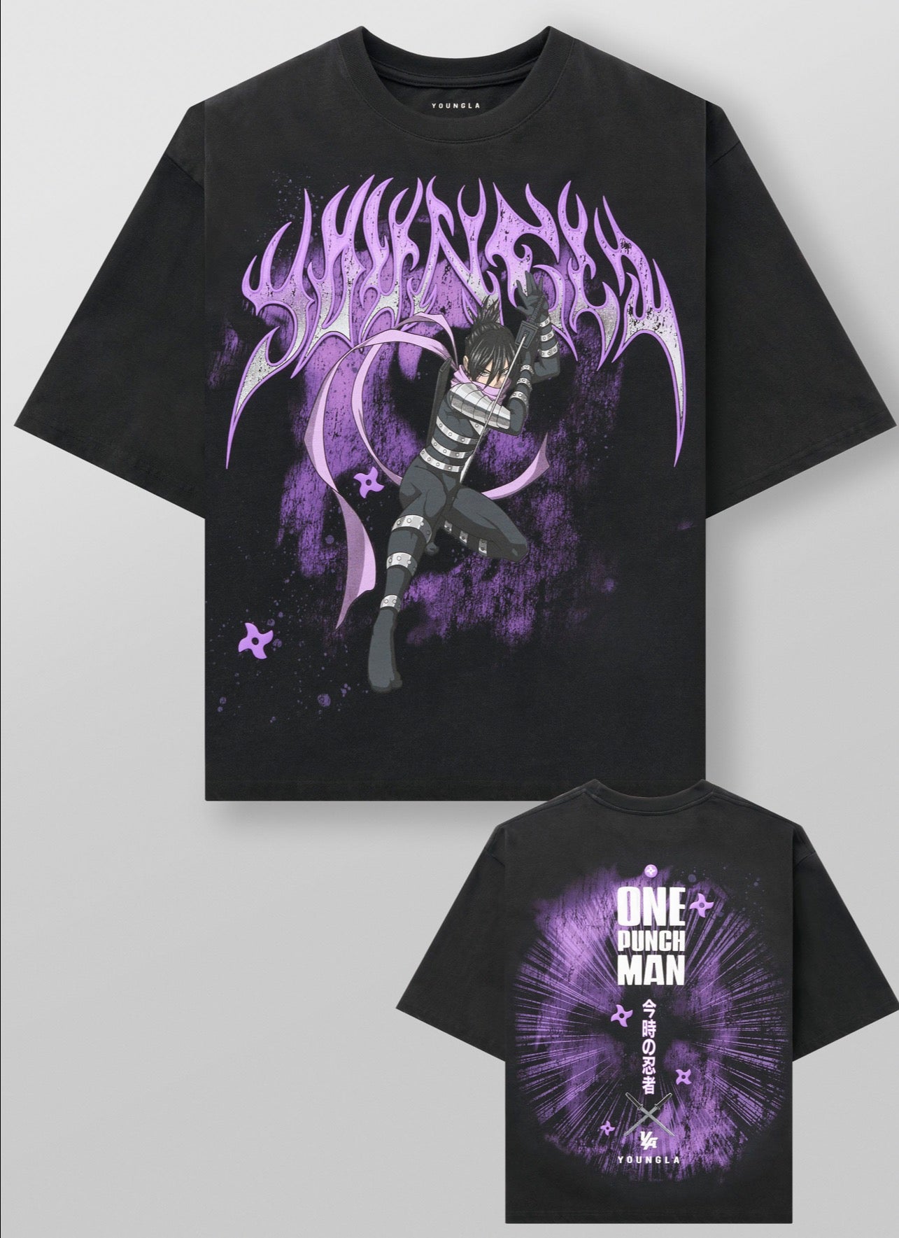 One Punch Man Tee Sound sonic - Black