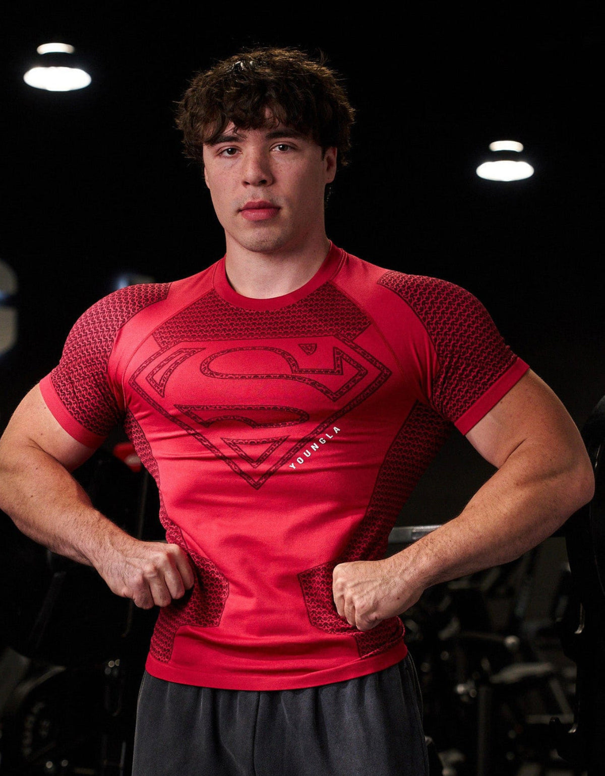 Superman compresión tee - Red
