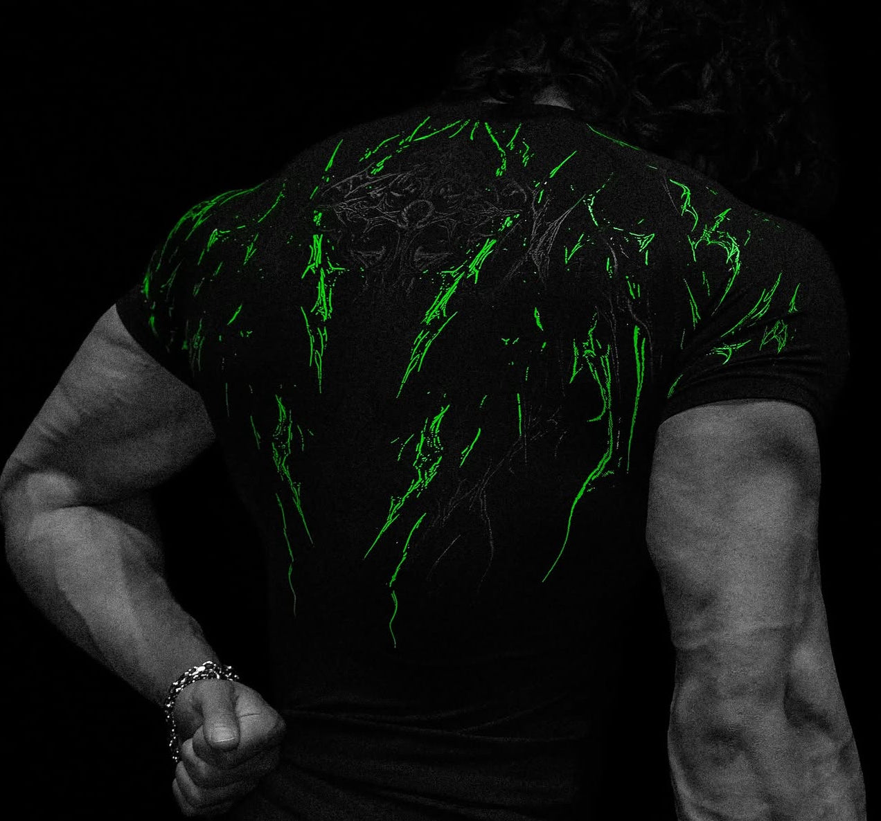 Breathedivinity compresión t-shirt - Green