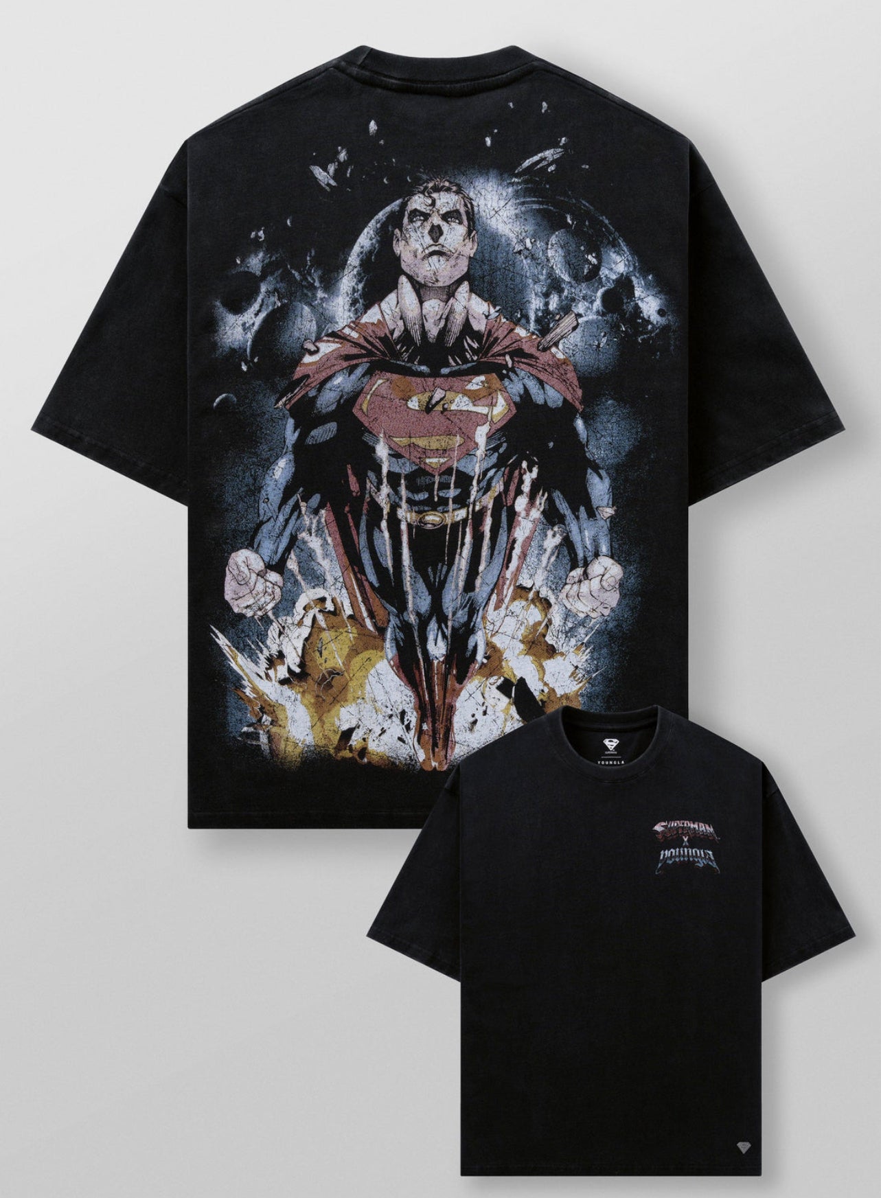 Superman grafic Tee - Black