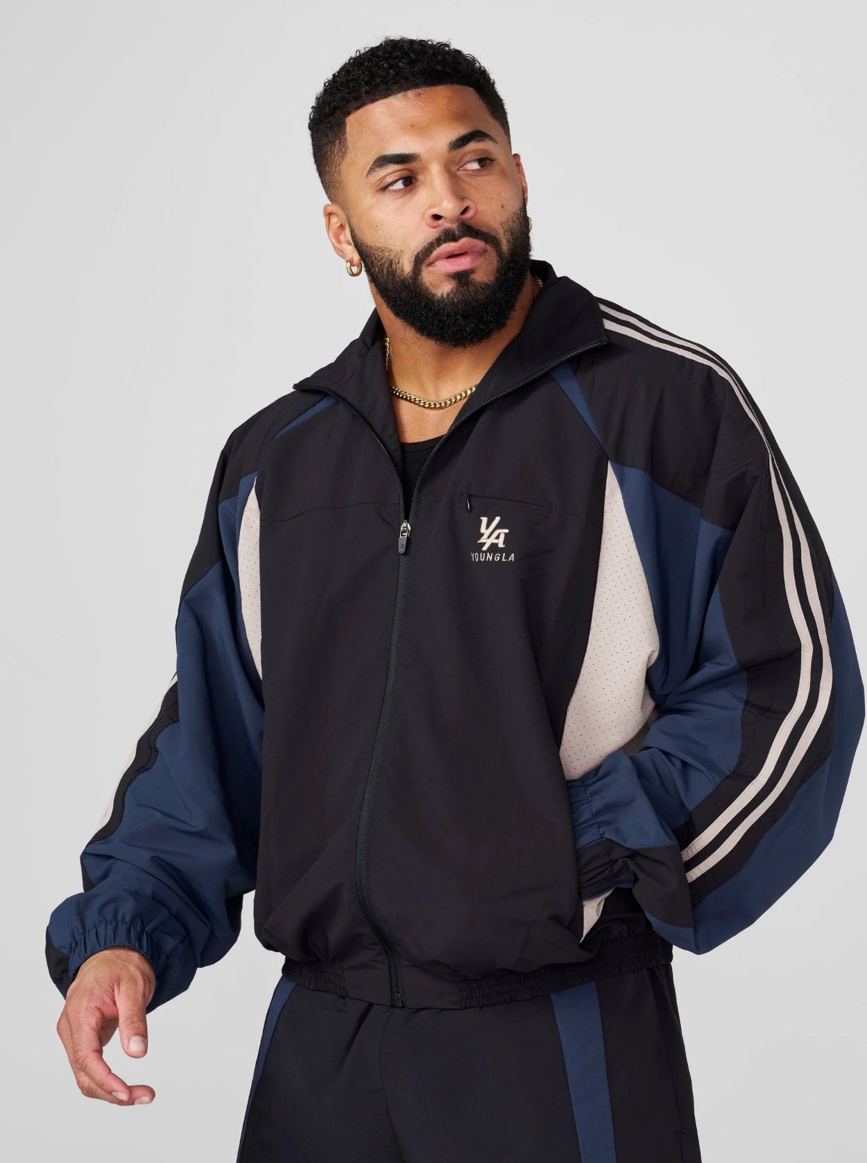Figth week tracksuit - Black-blue