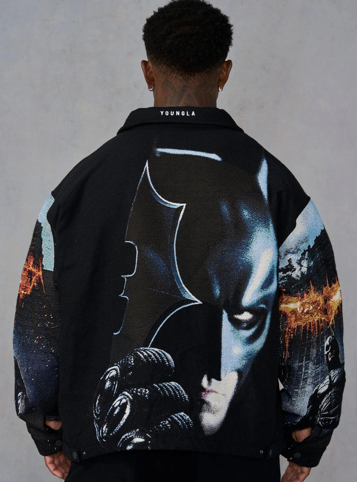 Batman Limited Edition Tapestry Jackets, Batman T - Black