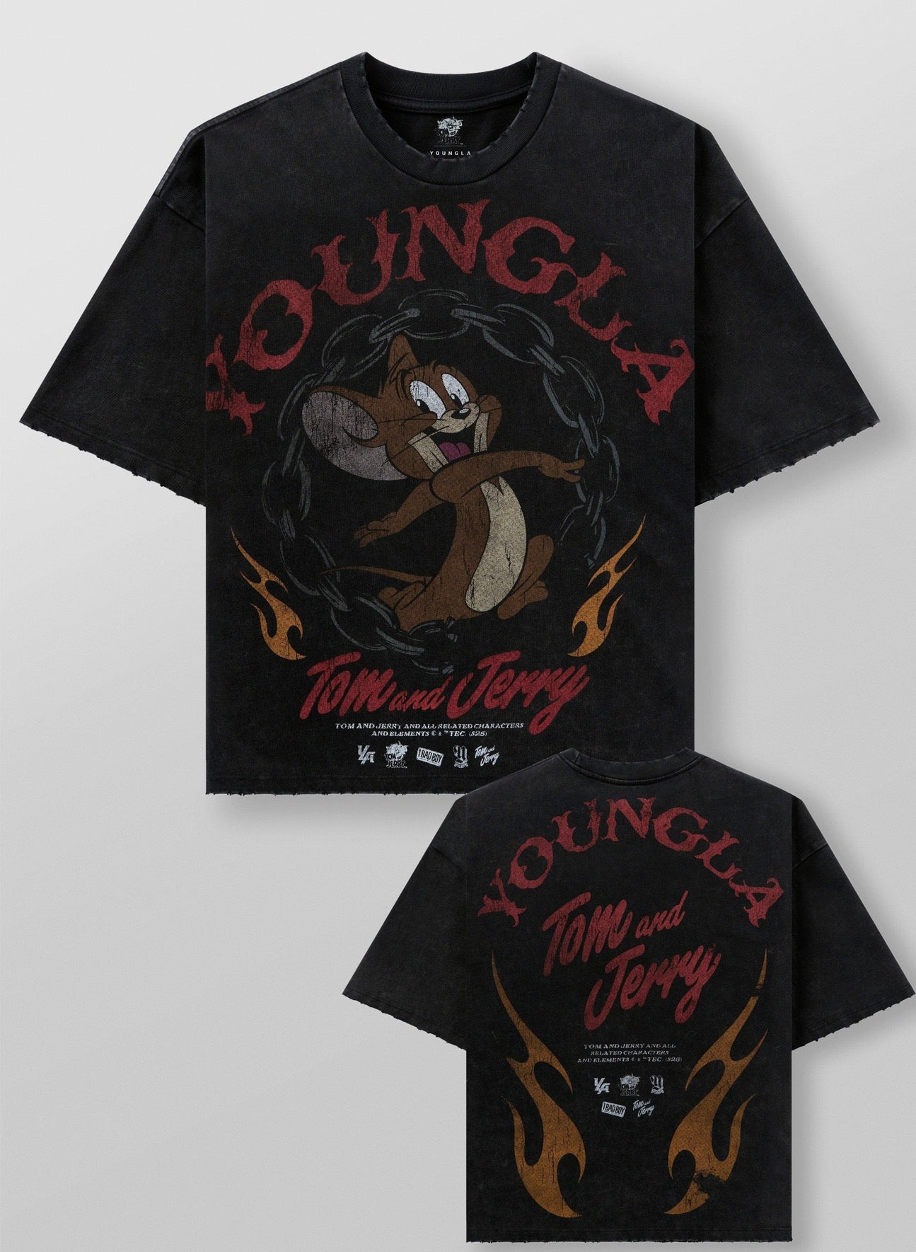 Tom and jerry Tee Jerry - Black