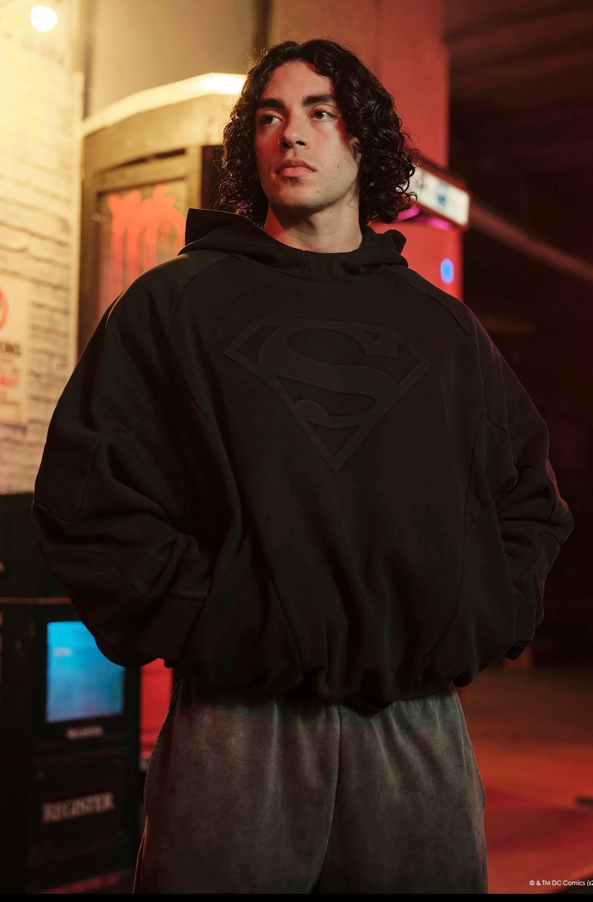 Superman Shield hoodie - Black