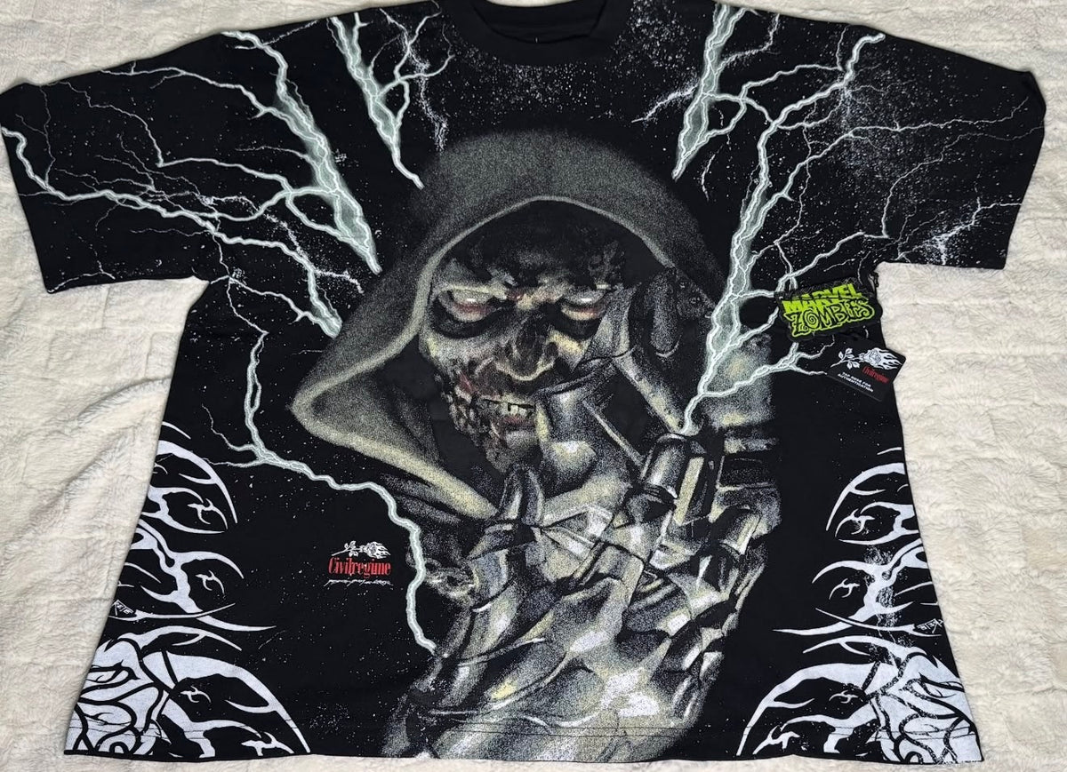 Dr. Doom V2 American Classic Oversized Tee in Black