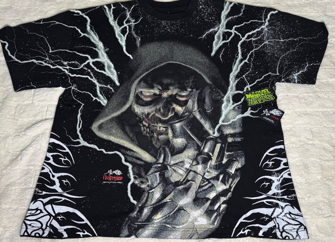 Dr. Doom V2 American Classic Oversized Tee in Black - Black