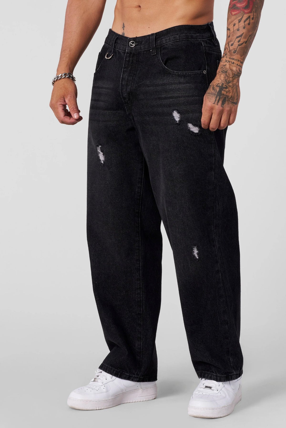 Loose Esential Jeans - Black