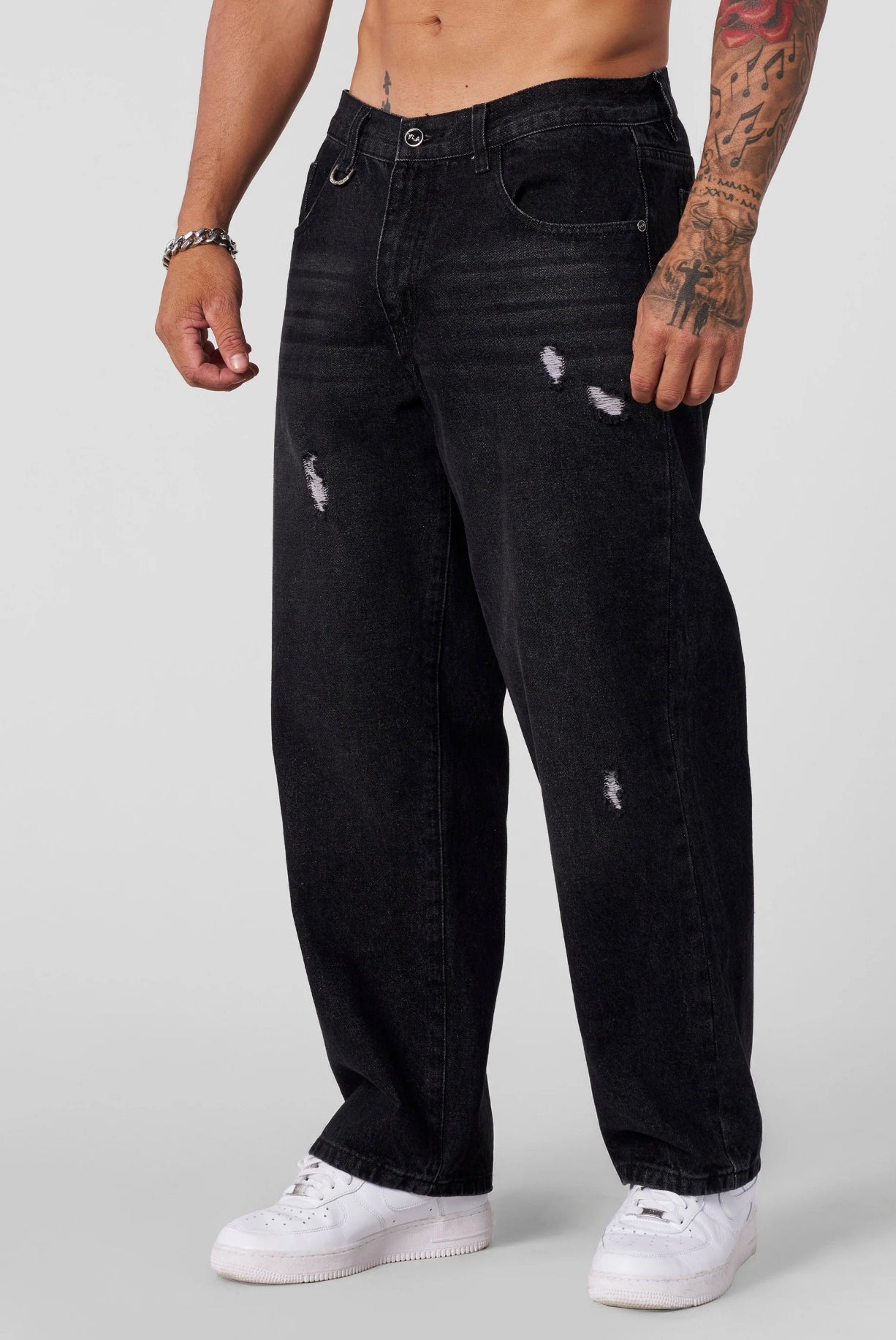 Loose Esential Jeans - Black