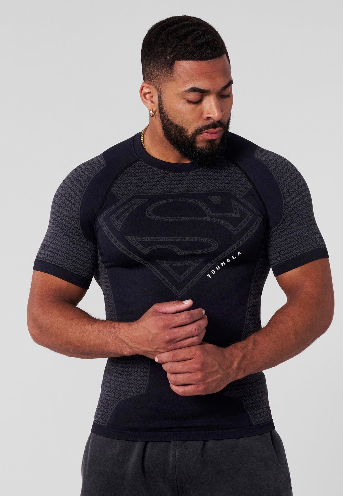 Superman compresión tee - Black